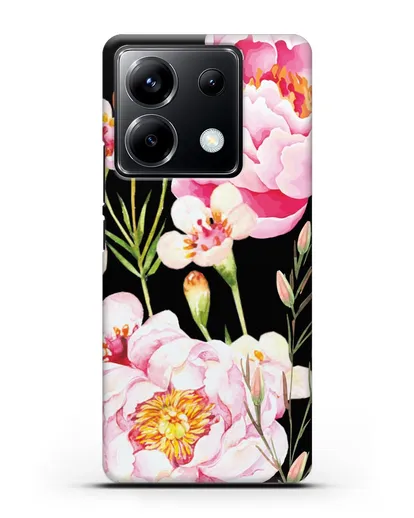 Чехол Пион Сара Бернар силиконовый для Xiaomi Poco X6