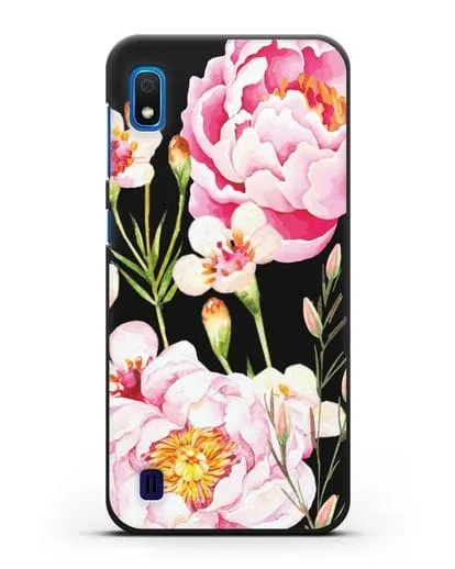 Чехол Пион Сара Бернар силиконовый для Samsung Galaxy A10 [SM-A105F]