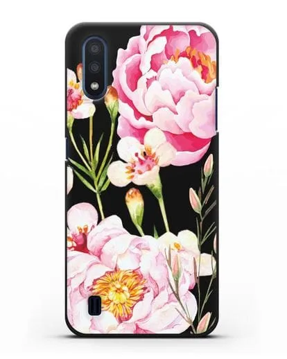 Чехол Пион Сара Бернар силиконовый для Samsung Galaxy M01 [SM-M015F]