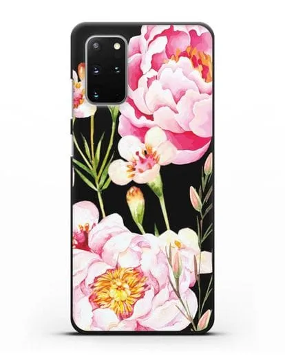 Чехол Пион Сара Бернар силиконовый для Samsung Galaxy S20 Plus [SM-G985F]