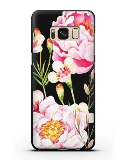 Чехол Пион Сара Бернар силиконовый для Samsung Galaxy S8 [SM-950F]