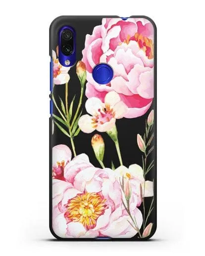 Чехол Пион Сара Бернар силиконовый для Xiaomi Redmi Note 7