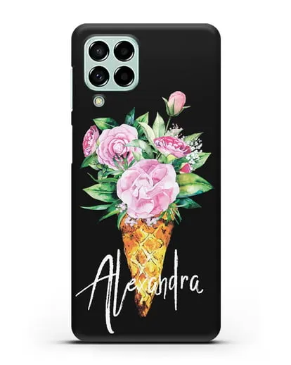 Чехол Букет роз силиконовый для Samsung Galaxy M53 [SM-M536]