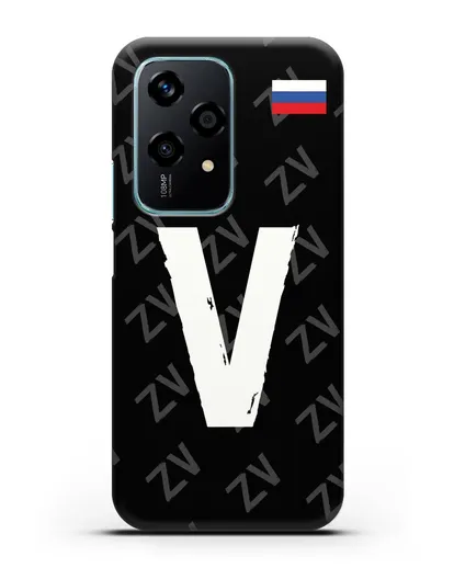 Чехол с буквой V силиконовый для Honor 200 Lite