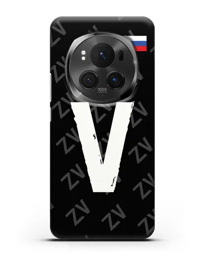 Чехол с буквой V силиконовый для Honor Magic 6 Pro