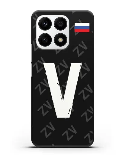 Чехол с буквой V силиконовый для Honor X8a