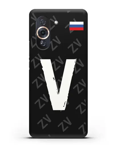 Чехол с буквой V силиконовый для Huawei Nova 10