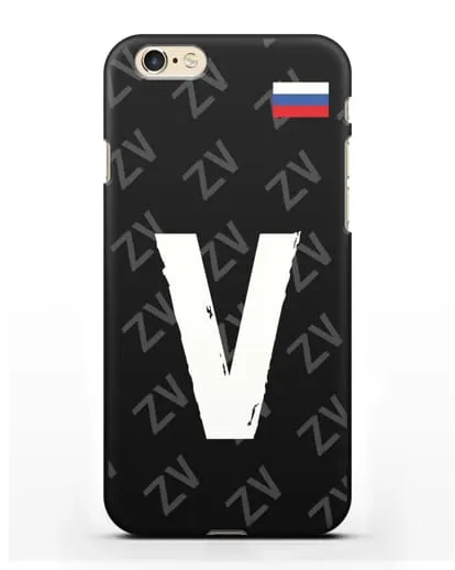 Чехол с буквой V силиконовый для iPhone 6