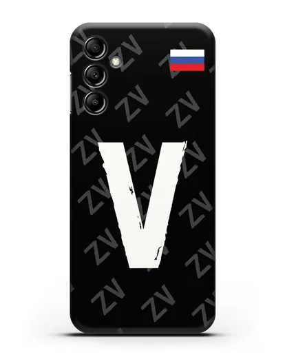 Чехол с буквой V силиконовый для Samsung Galaxy A14 [SM-A145]