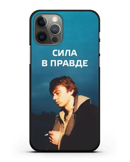 Чехол с Бодровым и надписью «Сила в правде» силиконовый для iPhone 12 Pro