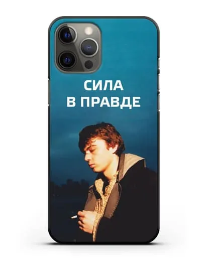 Чехол с Бодровым и надписью «Сила в правде» силиконовый для iPhone 12 Pro Max