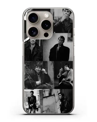 Чехол коллаж с Бодровым силиконовый для iPhone 15 Pro