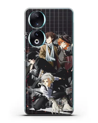 Чехол аниме Великий из бродячих псов картинка с персонажами детективного агентства силиконовый для Honor 90