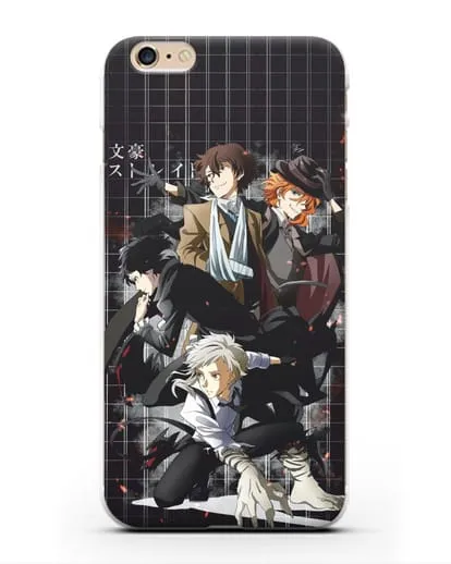 Чехол аниме Великий из бродячих псов картинка с персонажами детективного агентства силиконовый для iPhone 6 Plus