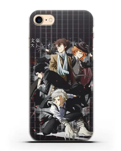 Чехол аниме Великий из бродячих псов картинка с персонажами детективного агентства силиконовый для iPhone 7