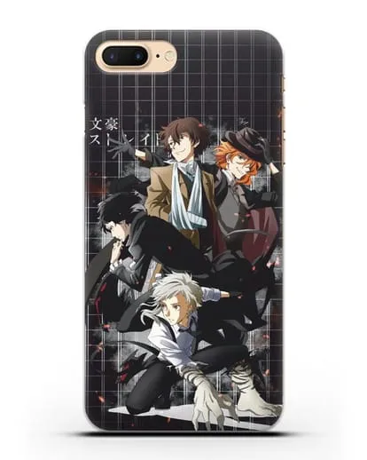 Чехол аниме Великий из бродячих псов картинка с персонажами детективного агентства силиконовый для iPhone 7 Plus