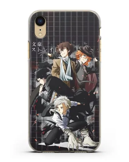 Чехол аниме Великий из бродячих псов картинка с персонажами детективного агентства силиконовый для iPhone XR