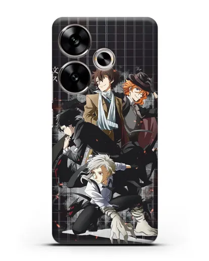 Чехол аниме Великий из бродячих псов картинка с персонажами детективного агентства силиконовый для Xiaomi Poco F6