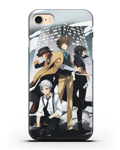 Чехол аниме Великий из бродячих псов изображение с персонажами детективного агентства силиконовый для iPhone 7