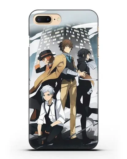 Чехол аниме Великий из бродячих псов изображение с персонажами детективного агентства силиконовый для iPhone 7 Plus