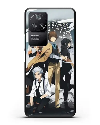 Чехол аниме Великий из бродячих псов изображение с персонажами детективного агентства силиконовый для Xiaomi Poco F4