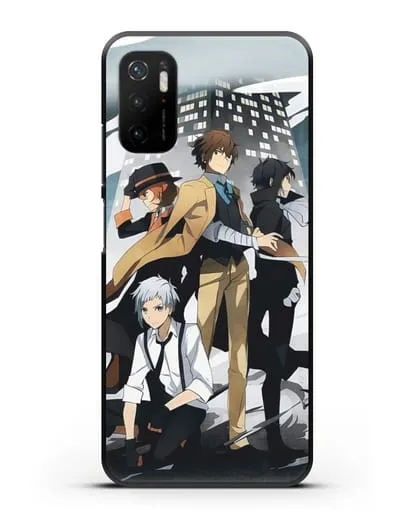 Чехол аниме Великий из бродячих псов изображение с персонажами детективного агентства силиконовый для Xiaomi Poco M3 Pro