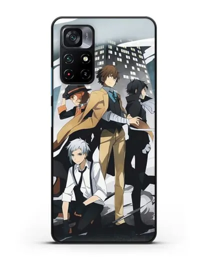 Чехол аниме Великий из бродячих псов изображение с персонажами детективного агентства силиконовый для Xiaomi Poco M4 Pro 5G