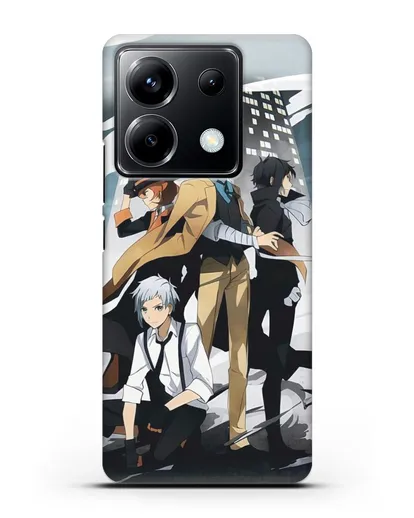 Чехол аниме Великий из бродячих псов изображение с персонажами детективного агентства силиконовый для Xiaomi Poco X6