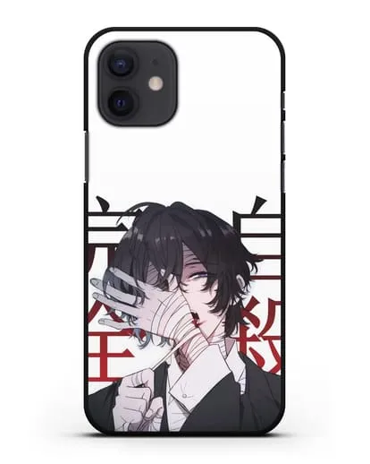 Чехол аниме Великий из бродячих псов Дадзай Осаму депрессия арт силиконовый для iPhone 12