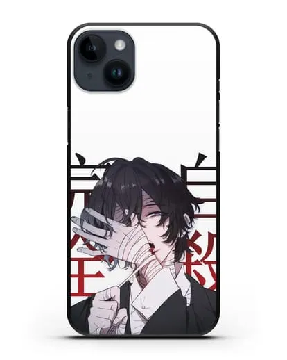 Чехол аниме Великий из бродячих псов Дадзай Осаму депрессия арт силиконовый для iPhone 14 Plus