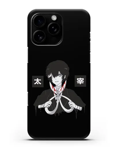 Чехол аниме Великий из бродячих псов Дадзай Осаму картинка силиконовый для iPhone 16 Pro Max