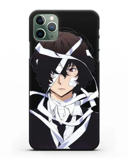 Чехол аниме Великий из бродячих псов Дадзай Осаму арт силиконовый для iPhone 11 Pro