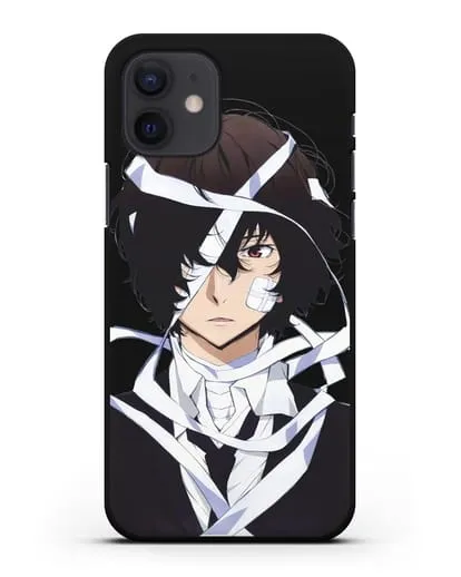 Чехол аниме Великий из бродячих псов Дадзай Осаму арт силиконовый для iPhone 12