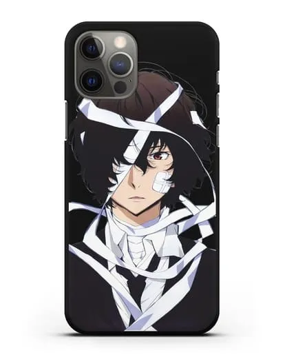 Чехол аниме Великий из бродячих псов Дадзай Осаму арт силиконовый для iPhone 12 Pro