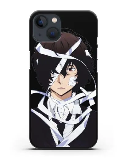 Чехол аниме Великий из бродячих псов Дадзай Осаму арт силиконовый для iPhone 13