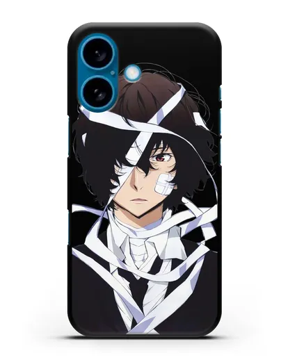 Чехол аниме Великий из бродячих псов Дадзай Осаму арт силиконовый для iPhone 16