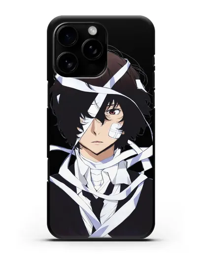 Чехол аниме Великий из бродячих псов Дадзай Осаму арт силиконовый для iPhone 16 Pro Max