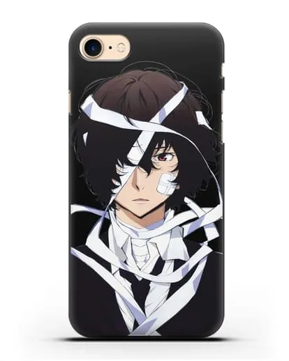 Чехол аниме Великий из бродячих псов Дадзай Осаму арт силиконовый для iPhone 7