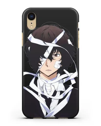 Чехол аниме Великий из бродячих псов Дадзай Осаму арт силиконовый для iPhone XR