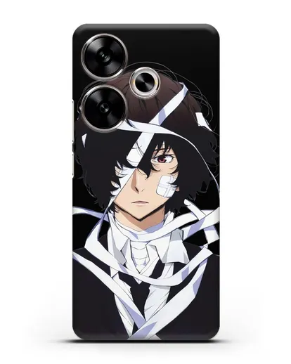 Чехол аниме Великий из бродячих псов Дадзай Осаму арт силиконовый для Xiaomi Poco F6