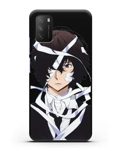 Чехол аниме Великий из бродячих псов Дадзай Осаму арт силиконовый для Xiaomi Poco M3