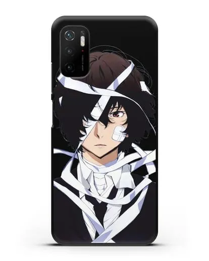 Чехол аниме Великий из бродячих псов Дадзай Осаму арт силиконовый для Xiaomi Poco M3 Pro