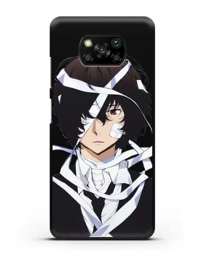 Чехол аниме Великий из бродячих псов Дадзай Осаму арт силиконовый для Xiaomi Poco X3