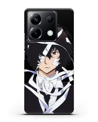 Чехол аниме Великий из бродячих псов Дадзай Осаму арт силиконовый для Xiaomi Poco X6