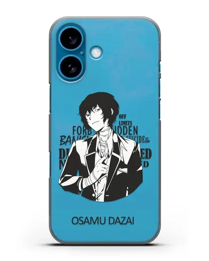 Чехол аниме Великий из бродячих псов Дадзай Бсд силиконовый для iPhone 16