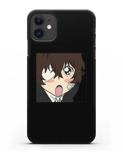 Чехол аниме Великий из бродячих псов Дадзай Осаму силиконовый для iPhone 11