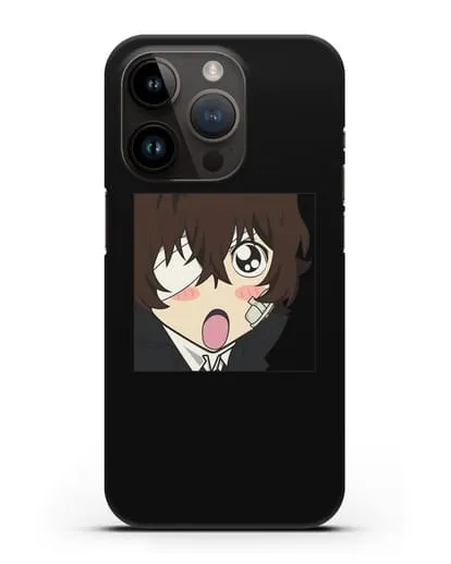 Чехол аниме Великий из бродячих псов Дадзай Осаму силиконовый для iPhone 14 Pro