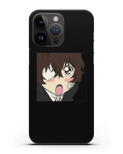 Чехол аниме Великий из бродячих псов Дадзай Осаму силиконовый для iPhone 14 Pro Max