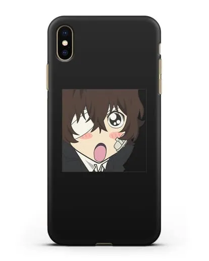 Чехол аниме Великий из бродячих псов Дадзай Осаму силиконовый для iPhone XS Max