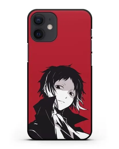 Чехол аниме Великий из бродячих псов Акутагава Рюноскэ силиконовый для iPhone 12 mini